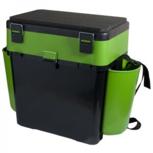 Ящик зимний "FishBox" 19л двухсекционный цв.зеленый (х4)