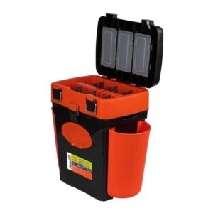 Ящик зимний "FishBox" 10л двухсекционный цв.оранжевый (х4)