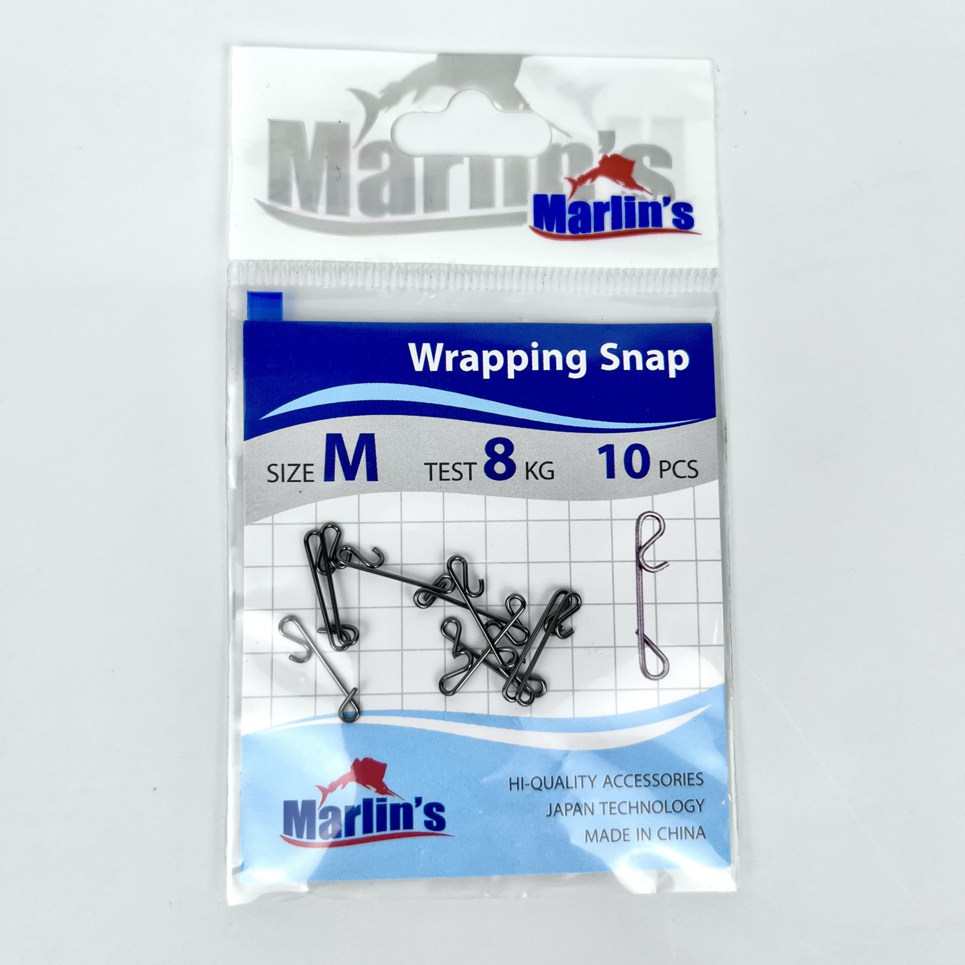 Застежка безузловая SH7011-002 "Marlin's" Wrapping Snap size L уп.100шт