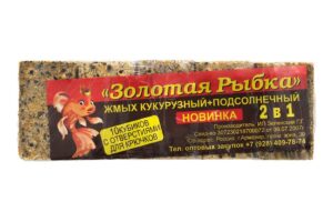 Жмых "Золотая рыбка" (КУКУРУЗНЫЙ)  2 В 1