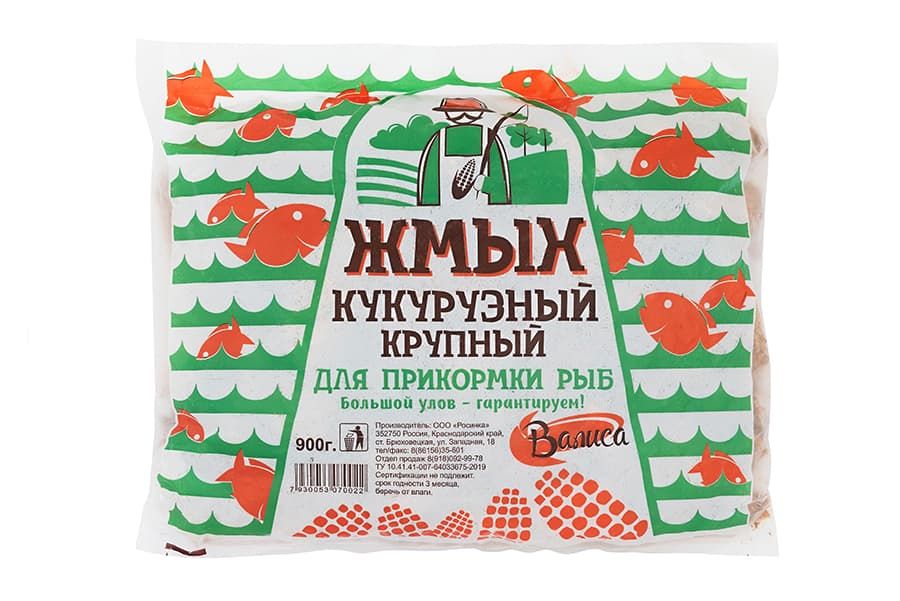 Жмых "Валиса" Кукурузный КРУПНЫЙ 900г.