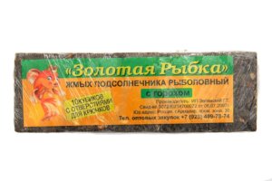 Жмых "Золотая рыбка" (подсолнечный) ГОРОХ